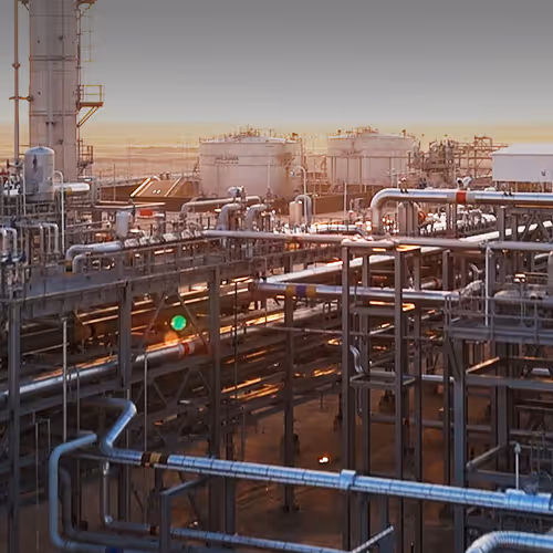 Platformă de foraj petrolier modernă